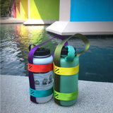 Multi colored bottle slings