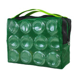 12 Pack Bag (Green w/ Lime Green handles) filled with 12 cans.