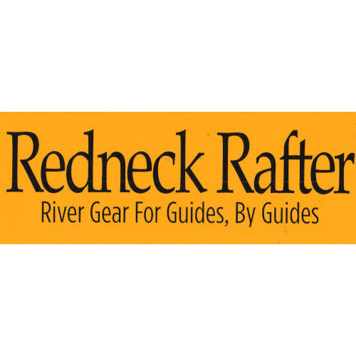 Classic Yellow Redneck Rafter ™ bumper sticker