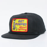 "Get Pumped About Rafting" hat, Charcoal